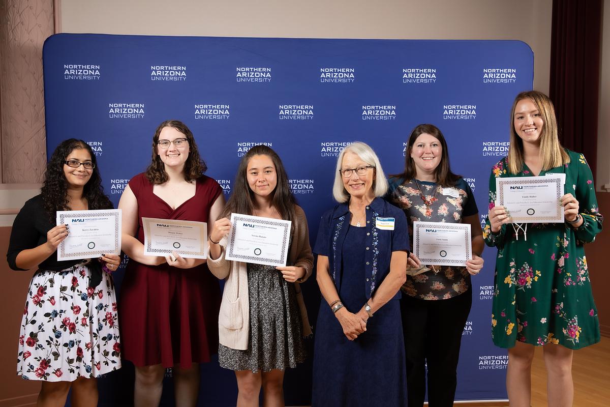 Students gathered for scholarship recognition at NAU